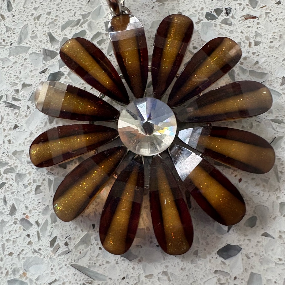 17” Sparkly Sunflower Necklace 💥HOST PICK💥